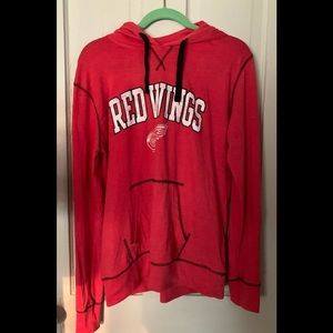 NHL Detroit Red Wings Long Sleeve Shirt with Hood